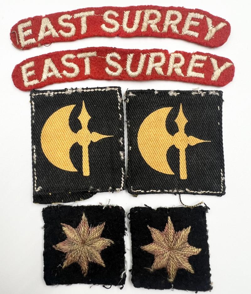 WW2 1st Battalion East Surrey 78th Division Combination