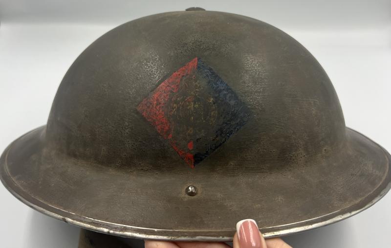 WW2 147th Essex Yeomanry Field Regiment RA MKII Helmet