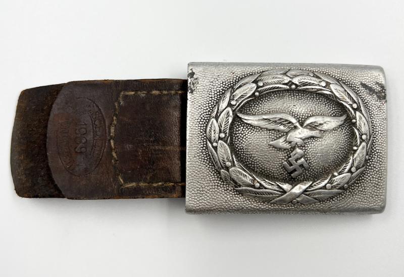 WW2 German Luftwaffe Belt Buckle & Tab