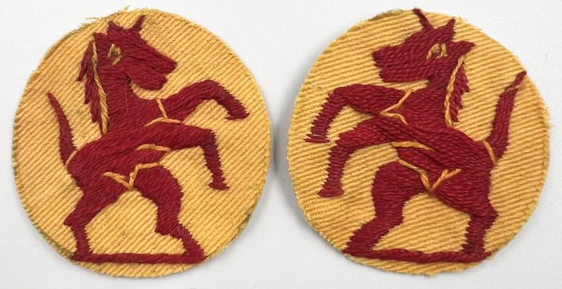 WW2 101st (Bihar & Orissa) Line Of Communications Formation Signs.