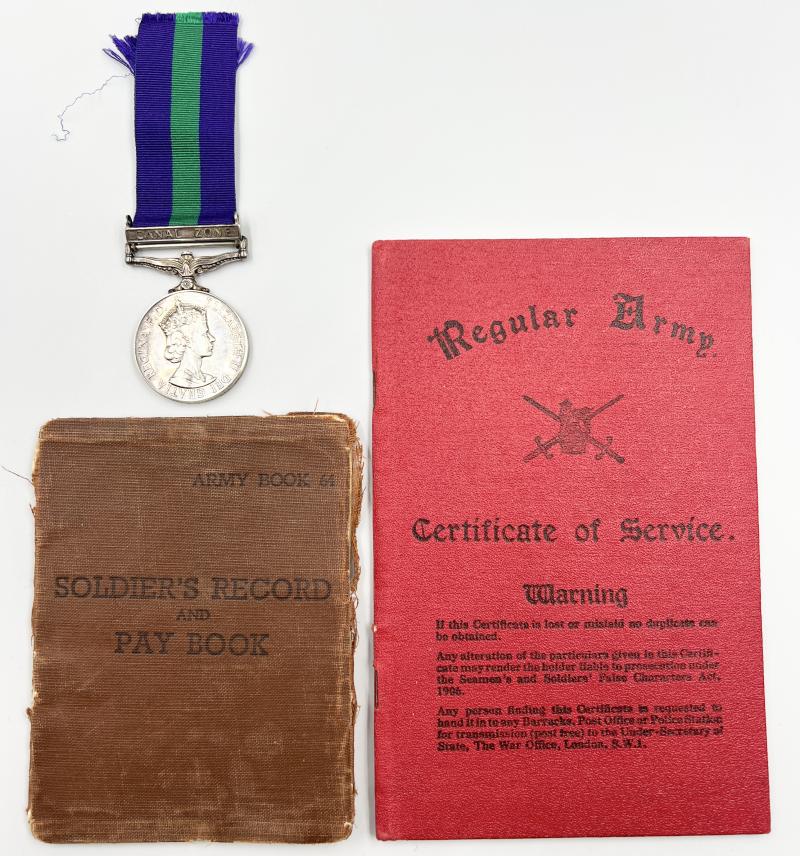Canal Zone General Service Medal & Documents