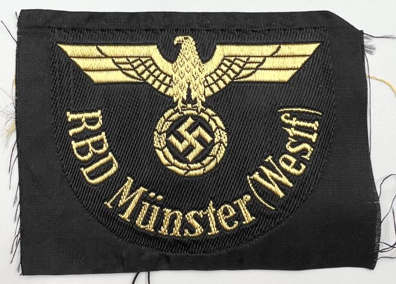 WW2 German RBD Münster (Westf) Sleeve Badge
