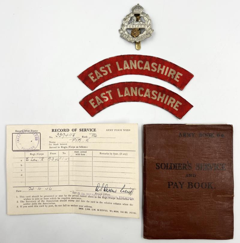 WW2 East Lancashire Regiment Grouping