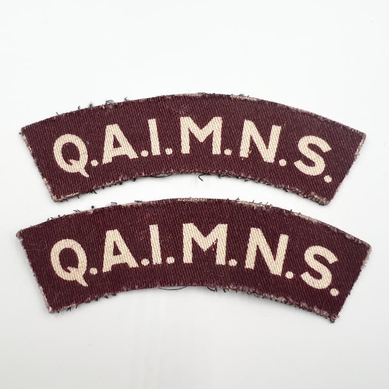 WW2 QAIMNS Shoulder Titles