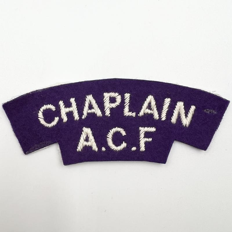 Chaplain Army Cadet Force Shoulder Title