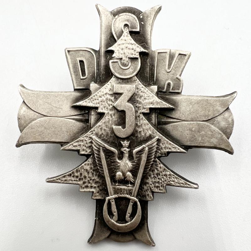 WW2 Polish 3rd Carpathian Rifle Division Badge