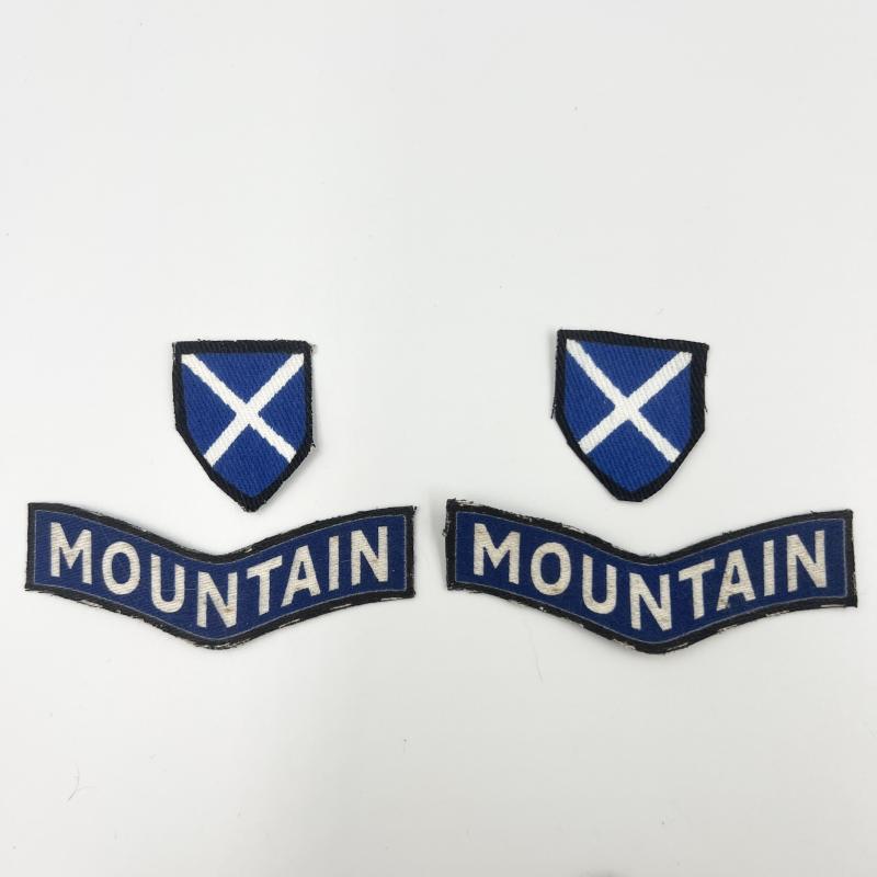 WW2 52nd Lowland Division Formation Signs