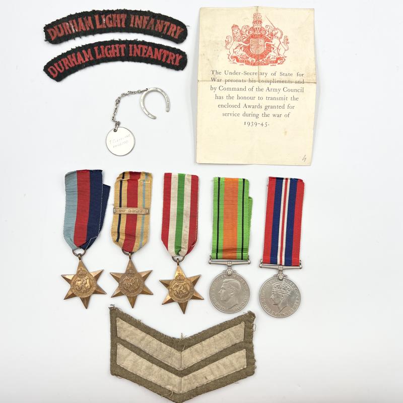 WW2 16th Battalion Durham Light Infantry Medal Group