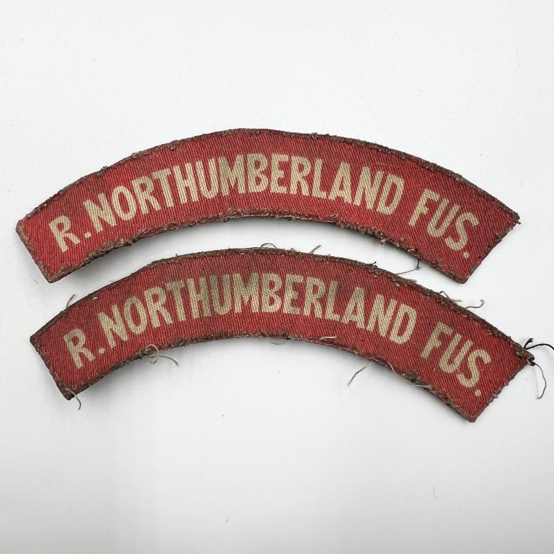 WW2 Royal Northumberland Fusiliers Shoulder Titles