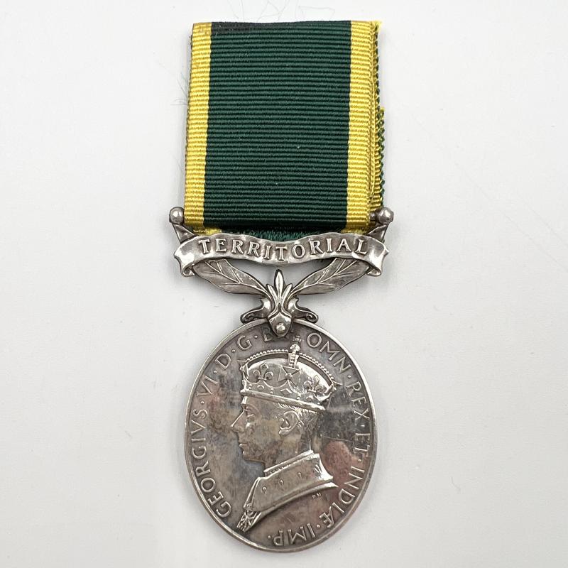 WW2 Efficiency Medal Territorial No 1 Commando