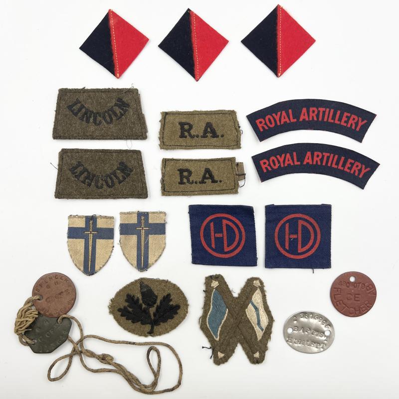 WW2 South Notts Hussars / 107th Medium Regiment RA Group