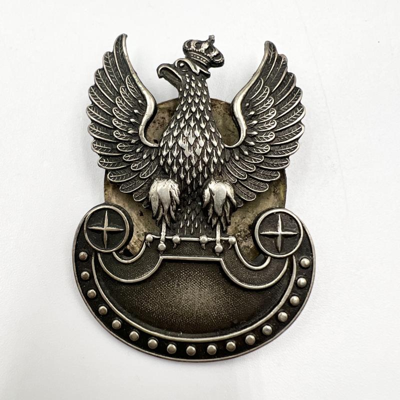 WW2 Polish Army In Exile Cap Badge