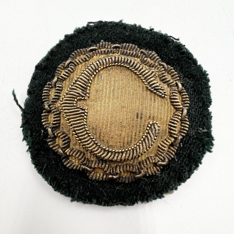 WW2 British War Corespondent Cloth Cap Badge