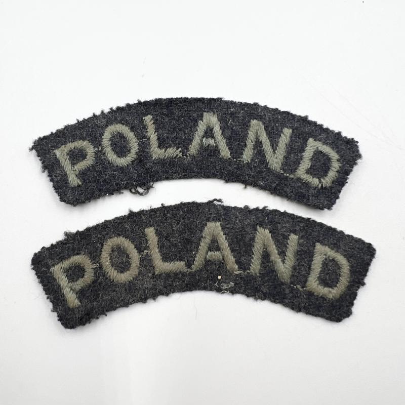 WW2 Polish Air Force Shoulder Titles