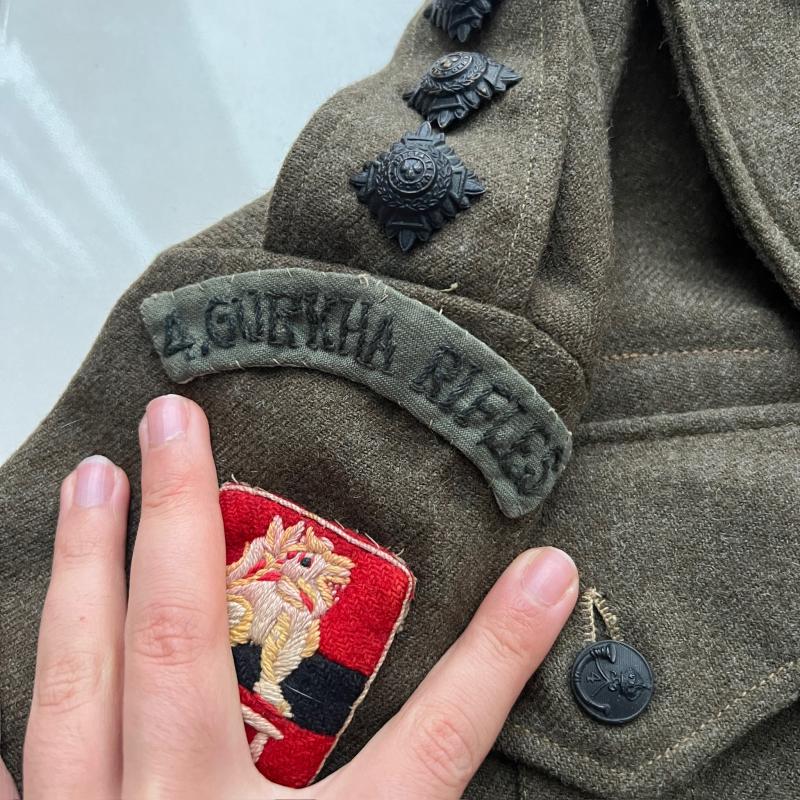 WW2 4th Gurkha Rifles Battle Dress Blouse