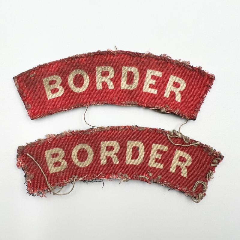 WW2 Border Regiment Shoulder Titles