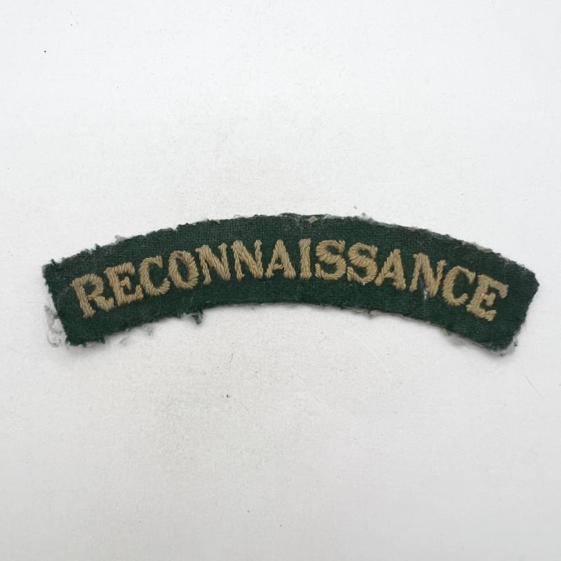 WW2 Reconnaissance Corps Shoulder Title
