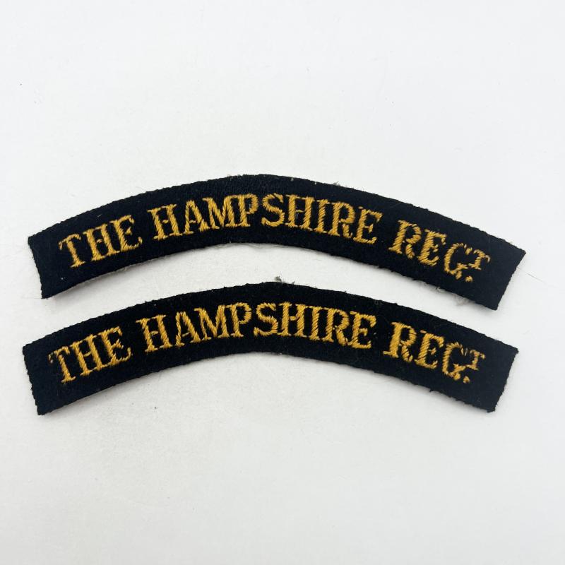 WW2 Hampshire Regiment Shoulder Titles